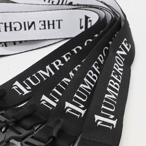 High Quality Custom Jacquard Weave Keychain <b>Lanyards</b> Woven Neck Strap Quick Release Buckle Heavy Duty <b>Lanyard</b> - Product Image 3