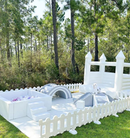 Bonne location ensembles de jeux souples en mousse blanc gris location de fêtes événementielles ensemble d'équipement de jeux souples pour enfants ensemble de jeux souples pour tout-petits bébés