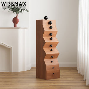 WISEMAX FURNITURE cassettiera <span class=keywords><strong>ad</strong></span> <span class=keywords><strong>angolo</strong></span> multifunzionale in legno massello di alta qualità <span class=keywords><strong>per</strong></span> soggiorno - Product Image 6