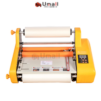 Laminateur à rouleaux chauffant de bureau avec logo personnalisé, format A3, affichage numérique de la température, 600W/650W, 1,3m/min, FM-3510