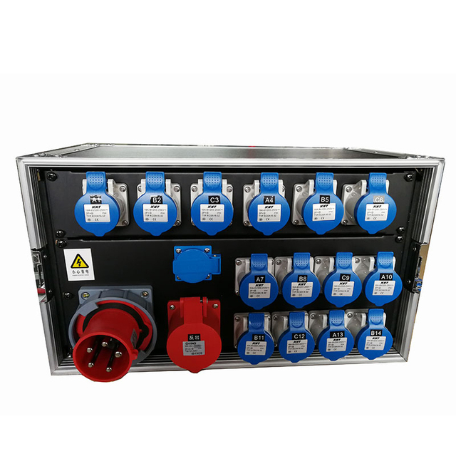 High Quality Outdoor Waterproof Portable Stage Lighting Distribution Box 63A Three-phase New Power Box Can Be Customized