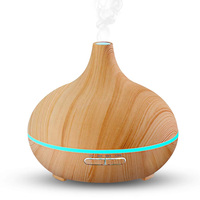 Diffuseur d'huiles essentielles pour la maison et l'hôtel, alimenté par USB, humidificateur d'aromathérapie 300 ml, brume froide silencieuse, chambre/salon