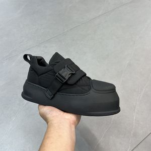 Men's <strong>Shoes</strong> <strong>2026</strong> New Versatile Fashion High-top Leather Boots Trendy Sneakers Casual Two-way Wear Waterproof Thick - Product Image 5