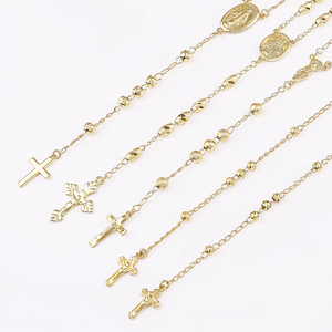 Meilleure vente de chaîne de mode plaquée or 18 carats de Dubaï 4mm, collier à chaîne en alliage de cuivre pour hommes - Product Image 3