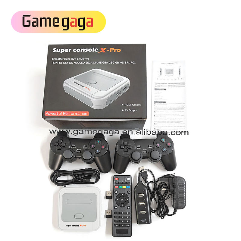 Super Console X Pro Retro Mini Game Console - 50+ Emulators