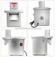 Multifunctionele commerciële groente- en fruit snijmachine voor het snijden, in blokjes zetten, in reepjes snijden, in stukjes snijden en in blokjes haken.