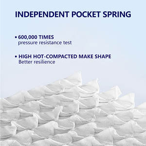 Colchón de muelles de bolsillo de espuma viscoelástica de Gel refrescante de tamaño Super King <span class=keywords><strong>para</strong></span> hotel de 5 estrellas <span class=keywords><strong>para</strong></span> mujeres <span class=keywords><strong>embarazadas</strong></span> - Product Image 4