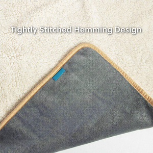 Mantas gruesas de invierno Sherpa Fleece impermeables para cachorros para perros Cama para mascotas - Product Image 4