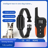 Nouveau collier anti-aboiement intelligent pour chien, télécommandé, trois canaux, ABS, étanche IPX7, dispositif d'entraînement