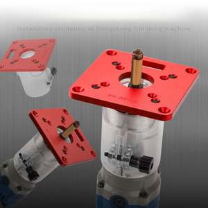 TEBAK طاولة توجيه الألومنيوم لوحة إدراج الخشب الكهربائية دليل الجدول تشذيب لوحة الوجه - Product Image 3