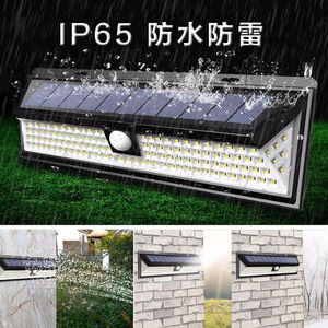 Solar Powered Outdoor Wall <b>Light</b> LED <b>Motion</b> <b>Sensor</b> Waterproof Garden Patio Villa Lighting - Product Image 2