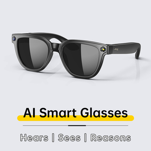 Occhiali Smart AI M8 alla Moda con Fotocamera HD 1080P, Impermeabilità IPX-5, Controllo Touch, Chiamate BT, Traduzione, Identificazione Immagini, Riconoscimento Vocale e Funzione Magnetica - Product Image 3