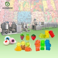 Ligne complète industrielle entièrement automatique de bonbons en gelée pour les yeux Machine à bonbons en gelée pour faire des bonbons