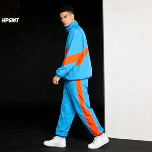 Мужской спортивный костюм OEM: легкая нейлоновая куртка и брюки-джоггеры, светоотражающая ветровка, тренировочный костюм - Product Image 4