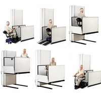 Petits ascenseurs pour personnes handicapés, tables d'escalade, pour maisons et escaliers