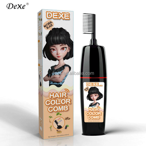 Shampoo Colorante DEXE con Pettine, 6 Colori: Marrone, Biondo, Nero, Copertura Efficace al 100% dei <span class=keywords><strong>Capelli</strong></span> Grigi e <span class=keywords><strong>Bianchi</strong></span> per Uomini e Donne, Uso Domestico - Product Image 6