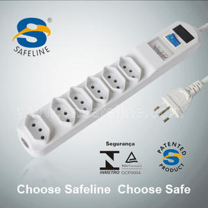 Fiche filtro <span class=keywords><strong>de</strong></span> lina multiprise 6 voies 10A 250V 2P + T pour le marché brésilien - Product Image 4