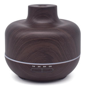 Difusor de aroma de madera de 0.5L con alimentación USB y luz LED para uso doméstico - Product Image 2