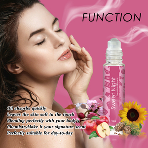 Etiqueta privada 10ml <span class=keywords><strong>Eau</strong></span> <span class=keywords><strong>De</strong></span> <span class=keywords><strong>Toilette</strong></span> Perfume corporal Aceite esencial Dulce Floral Fruity Roll-on Feromona Perfumes originales - Product Image 4
