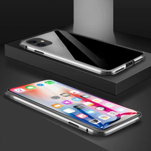 Adsorbimento magnetico Struttura In Metallo Doppio Lato Temperato Vetro di Copertura Del Telefono Mobile per il <span class=keywords><strong>iPhone</strong></span> <span class=keywords><strong>11</strong></span> Pro Caso di Max - Product Image 6