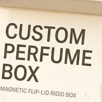 Boîte cadeau de luxe personnalisée pour Cologne blanche et boîte de présentation de parfum magnétique avec boîte en papier parfumé pour emballage de parfum