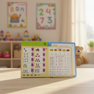 Livre sonore interactif pour enfants en langue arabe, livre électronique éducatif précoce avec stylo pour les tout-petits apprenant les lettres et les chiffres arabes - Product Image 2