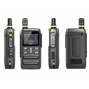 GT-700 Zello 4G LTE Radio WIFI GPS Talkie Walkie Talkie Android PTT asli dengan kartu Sim 100 Km 200 Km jarak jauh T002