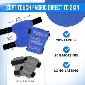 Paquete de hielo frío y caliente para uso en rodilla, paquete de <span class=keywords><strong>gel</strong></span> de terapia de <span class=keywords><strong>congelador</strong></span>, venta al por mayor - Product Image 2