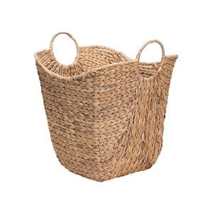 Panier de rangement en jacinthe d'eau tressé à la main, artisanat populaire naturel, avec taille personnalisée pour la décoration intérieure, nouvelle collection - Product Image 3