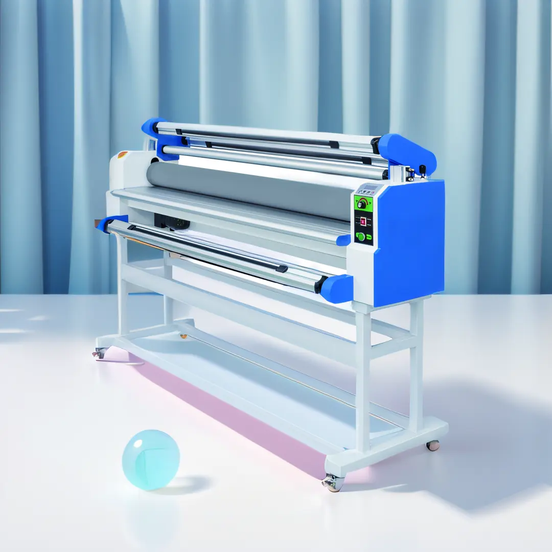 Máquina de laminação promocional personalizada barata para rolos grandes de papel, cola quente e pura manual a frio