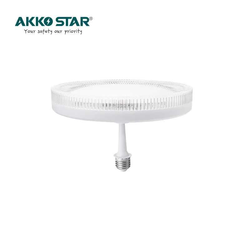 AKKO STAR Hot Selling Led Rotating Flying Saucer Lamp UFO Bulb 24W 6500K Home Lighting Chandelier Ceiling Light