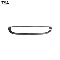 1 Pieza de Adhesivo Decorativo Interior para Interruptor de Luces de Emergencia, Textura de Fibra de Carbono Negra Antiarañazos, para Mercedes-Benz SMART 2009-2014 TMZ LHD RHD