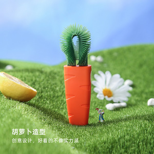 3 In 1 Cup Lid Brush Japanese Style Cleaning Brush For Lunch Box Crevices Baby Bottles Nips Thermos Cleaning Brush - Product Image 4