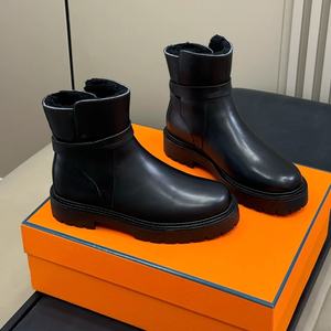 Botas de Nieve Unisex de Edición de Alta Gama para Otoño/Invierno, con Cordones, Suela Gruesa, Cómodas, con Aumento de Altura y Forro de Lana - Product Image 4