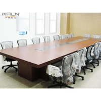 2025 Kaln prix usine fabricant personnalisé meubles de bureau placage grande table de conférence table de réunion matériel vert