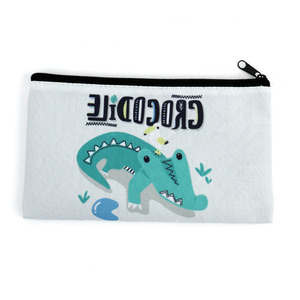 Customized Cheap Oem Logo Custom Oxford Cloth Makeup Bag Printing Cartoon Anime Canvas Pencil Case Bag With Zipper