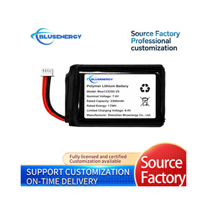 แบตเตอรี่ลิเธียมแบบชาร์จได้ 7.4V 2300mAh 123250-2S สำหรับหุ่นยนต์ RC แบบกำหนดเองได้ - Product Image 1