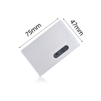 Clé USB 2.0/3.0 haut de gamme en métal OEM, format carte, avec logo personnalisé, 1 Go-128 Go, garantie 2 ans, retour et remplacement