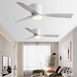 พัดลมเพดานสไตล์เรโทรสไตล์อเมริกันขนาด52นิ้วสำหรับตกแต่งบ้านพร้อมรีโมทควบคุม - Product Image 2