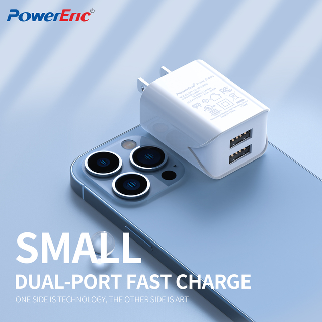 China Factory Fishtail Dual USB Port Fast Charger 5V 2.1A 2.4A Universal Mobile Charger Wholesale