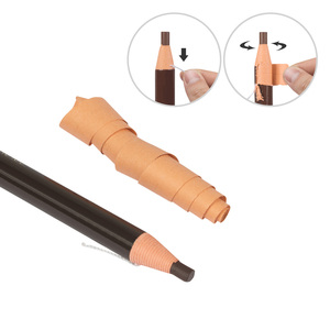 Lápiz de cejas resistente al agua, pintura Natural de larga duración, negro, marrón, café, Microblading, maquillaje permanente para cejas - Product Image 4