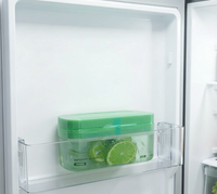 Gel désodorisant pour réfrigérateur Lime, désodorisant d'air pour réfrigérateur avec crochet, absorbant d'humidité portable, écologique, jetable et longue durée pour