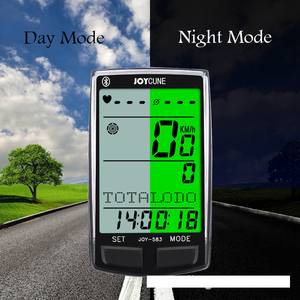 Chronomètre multifonction pour vélo, grand écran rétroéclairé, <span class=keywords><strong>compteur</strong></span> de vitesse de vélo multilingue - Product Image 6