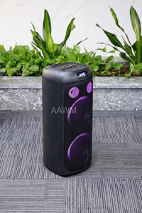 Loa karaoke không dây AAWM <span class=keywords><strong>2025</strong></span> Dual 6.5 inch, đèn LED RGB, hệ thống âm thanh USB 40W, pin sạc 5.3 - Product Image 4
