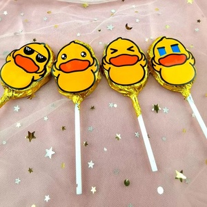 Vente en gros pas cher Chocolat Mignon <span class=keywords><strong>Petite</strong></span> Oie Bonbons pour enfants Bonbons sautants Sucette Chocolat - Product Image 5