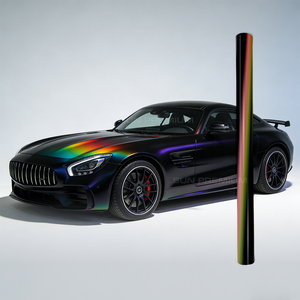 <span class=keywords><strong>Film</strong></span> de protection de voiture en vinyle premium, <span class=keywords><strong>effet</strong></span> laser noir à spectre complet, facile à appliquer, coloré - Product Image 1