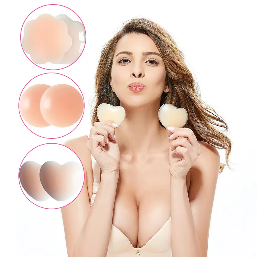 Heart Shape Silicone Nipple Cover Sexy Breast Pasties