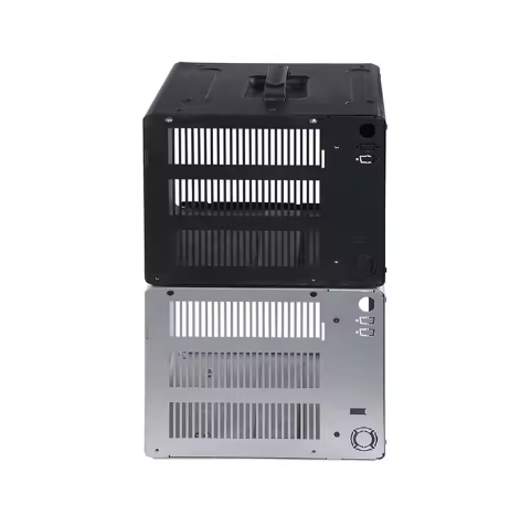 Best Industrial Portable Aluminum ITX Mini Computer Case Desktop ATX Form Factor With Power Supply Used Stock Product