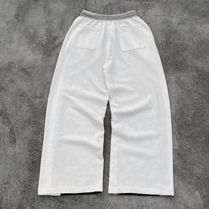 Wholesale 100% Cotton Sweatpants Custom Printed Wide Leg <b>Stacked</b> <b>Jogger</b> Track Pants Heavyweight Men Oversized Baggy Sweatpants - Product Image 2