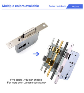 Chất lượng cao bằng thép không gỉ Móc Đôi khóa (a40zdj) bền và chống trộm cho cửa trượt với Key mở khóa cách - Product Image 6